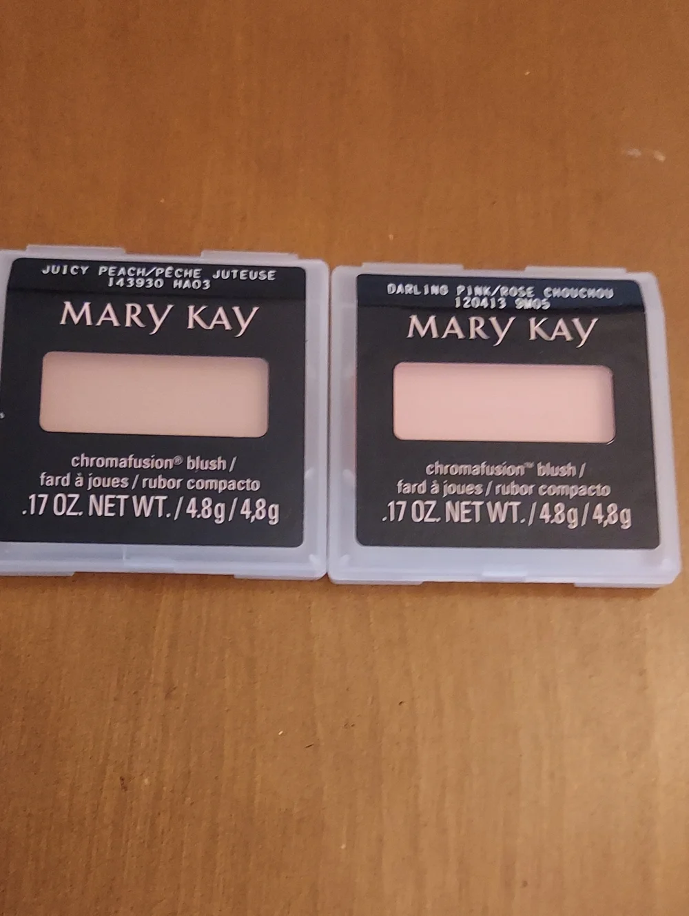 Mary Kay Blush Duo - Juicy Peach & Darling Pink. NEW IN BOXES Quantity Of 2